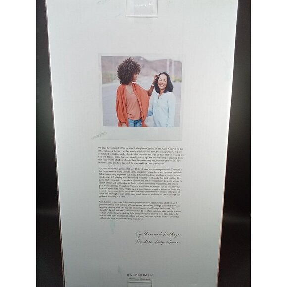 Handmade Linen Doll By Harperiman 14-Inch Petite Collection Camo Outfit & Braide - Picture 4 of 4